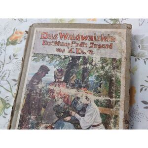 Vtg RARE 1910s Edwardian German Das Waldwaislein Erzähalung für die Jügend Book